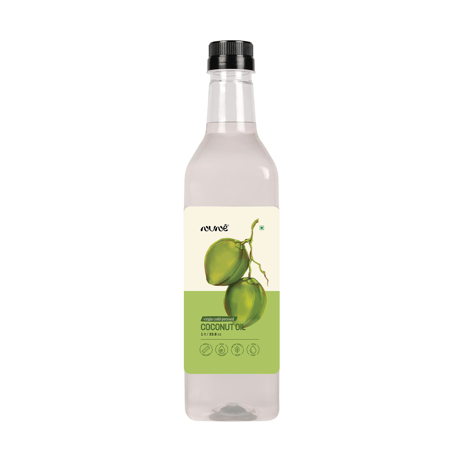 Cold Pressed Coconut Oil Plastic Bottle 500ml