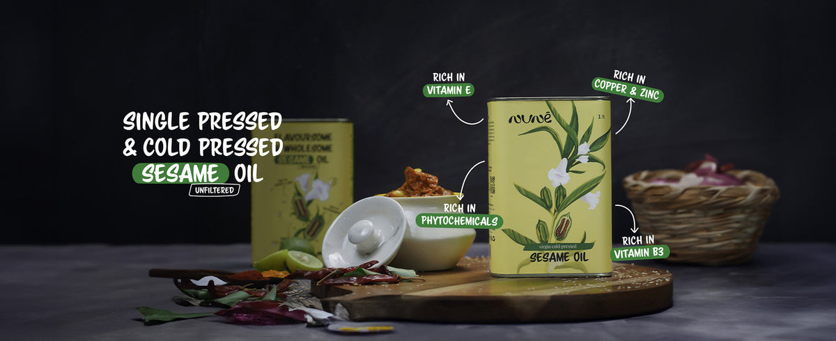 Nune Cold Pressed Oils | 100% Pure & Organic | Zero Additives
