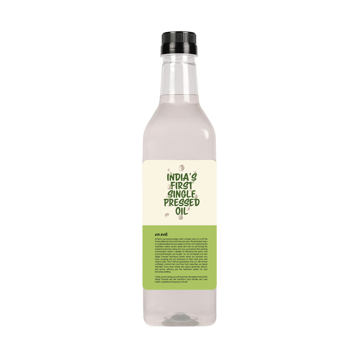 Cold Pressed Coconut Oil Plastic Bottle 500ml
