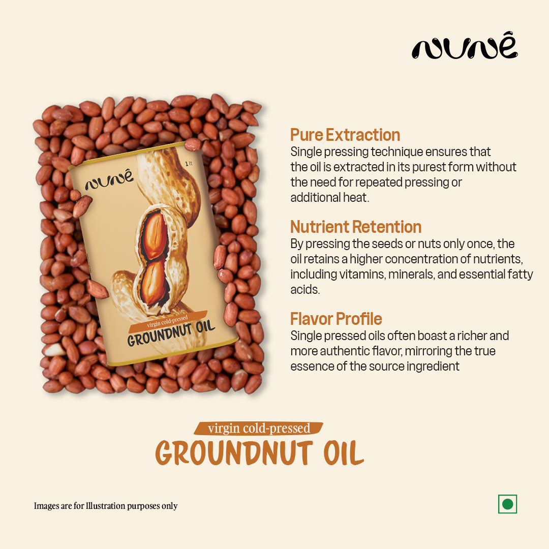 Cold Pressed Groundnut Oil  5L