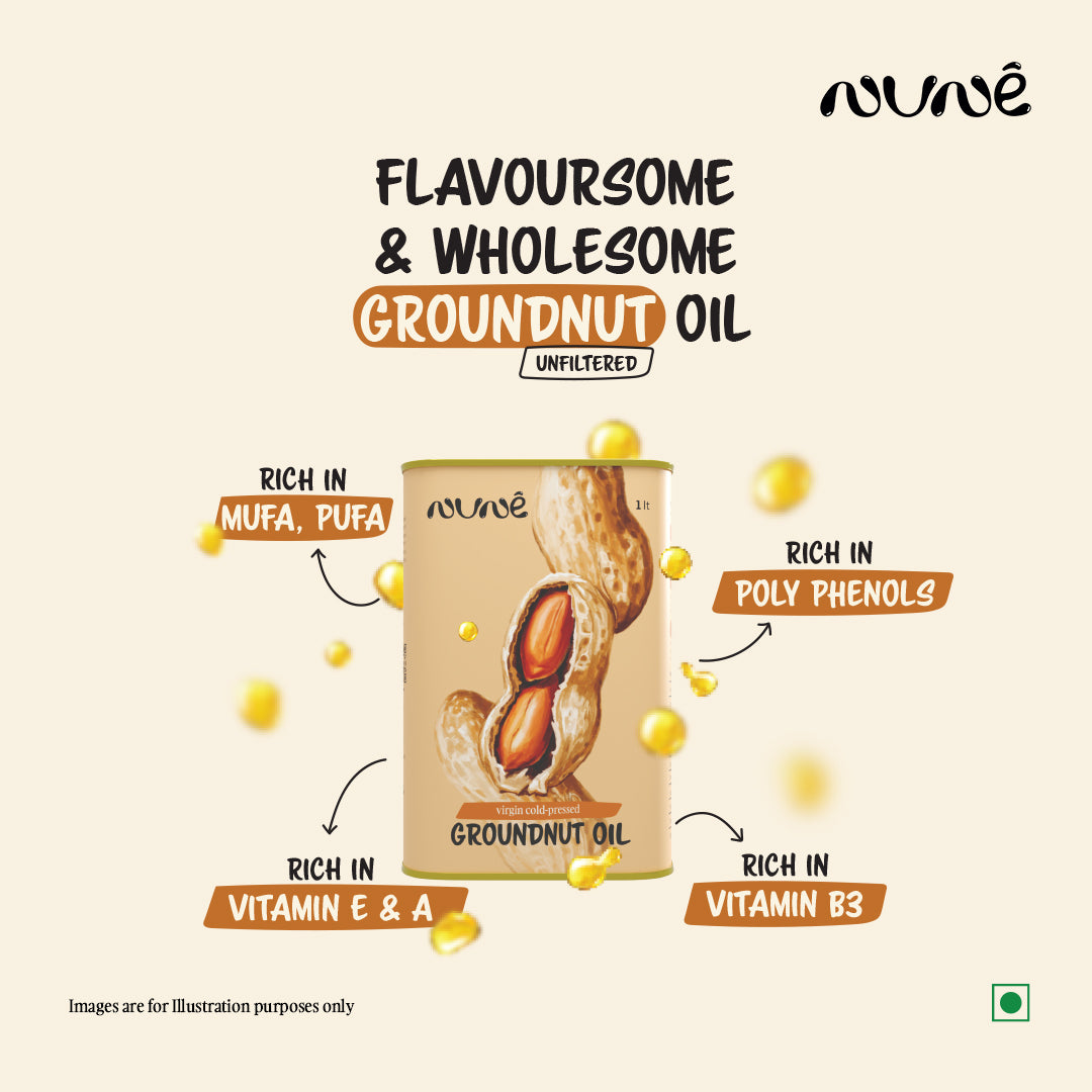 Cold Pressed Groundnut Oil  5L