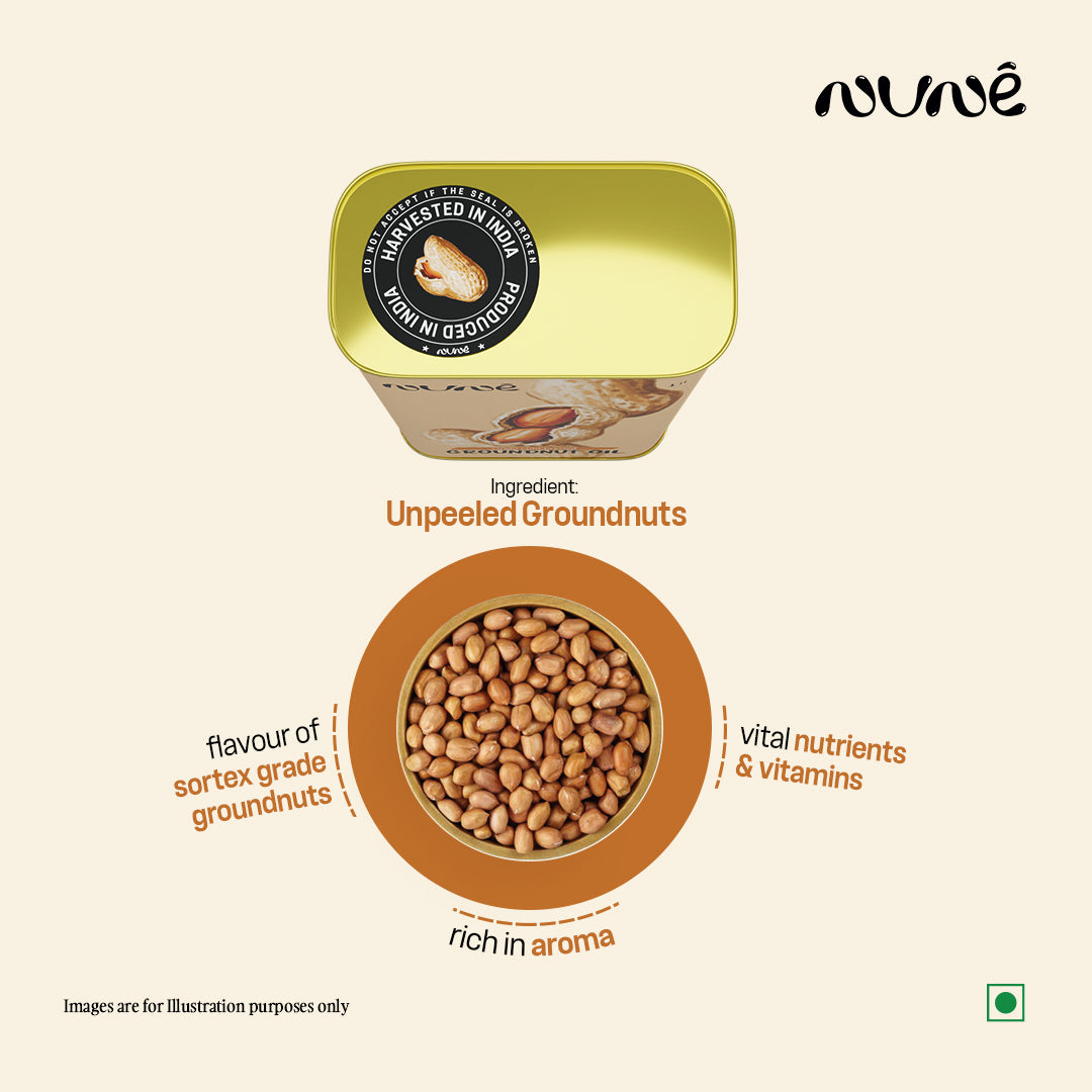 Cold Pressed Groundnut Oil  5L