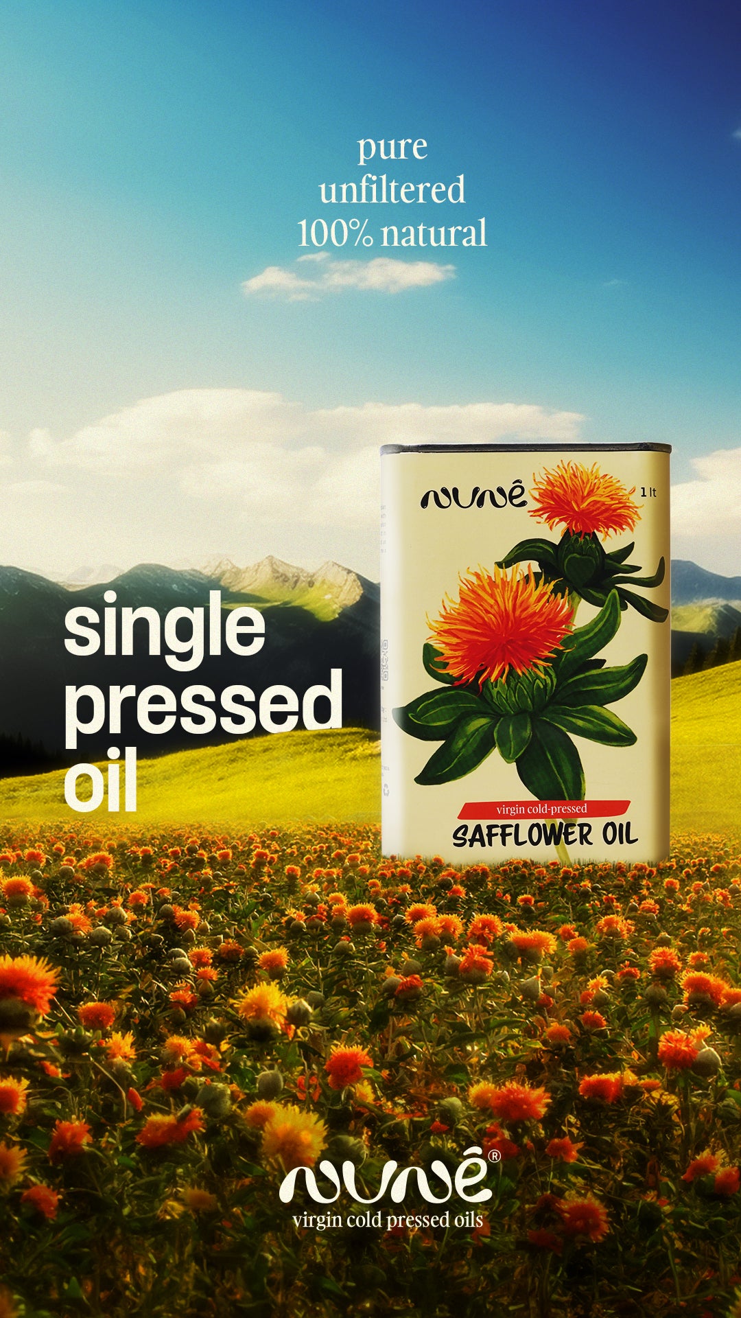 Nune Cold Pressed Oils | 100% Pure & Organic | Zero Additives