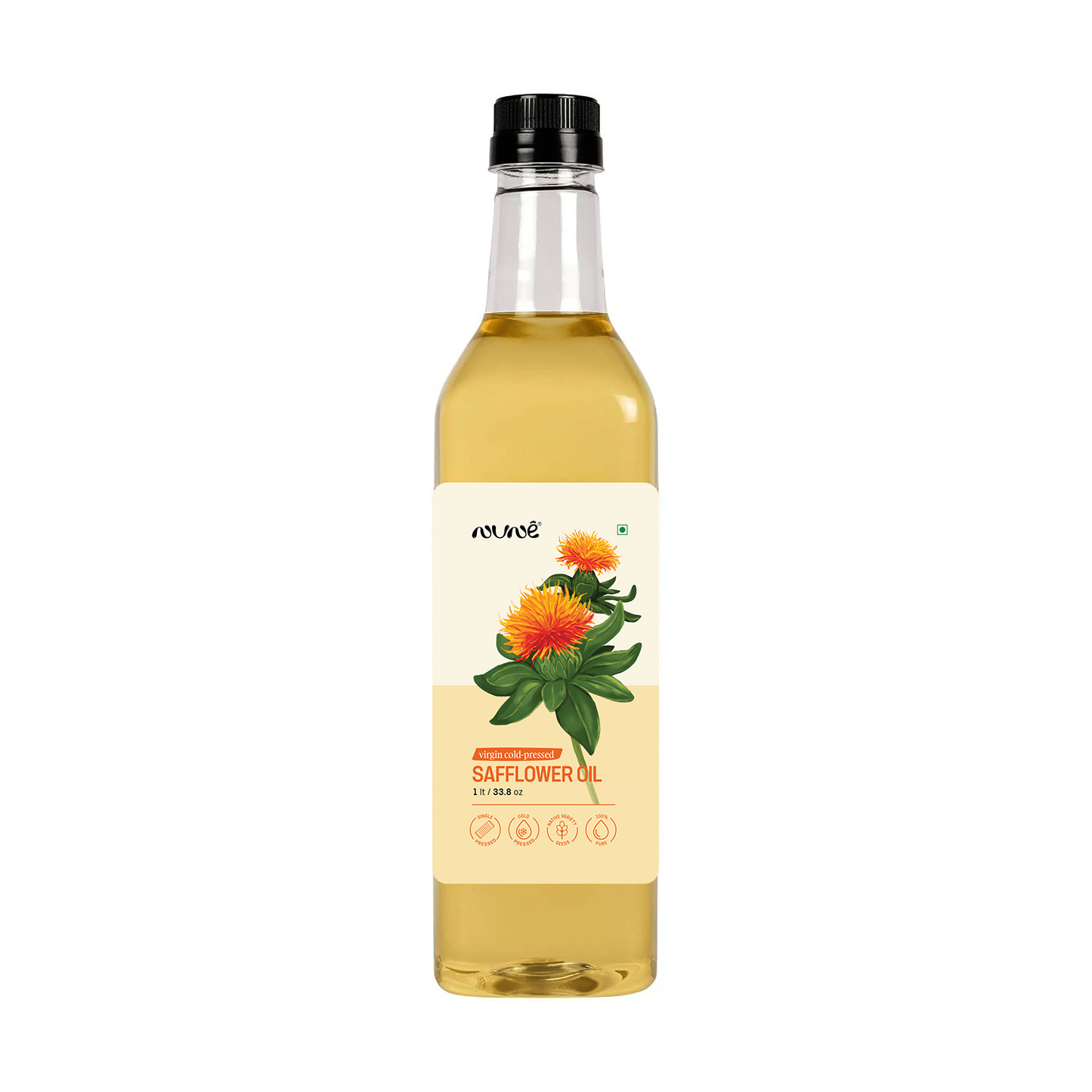 Cold Pressed Safflower Oil ( Kusuma Oil ) Plastic Bottle