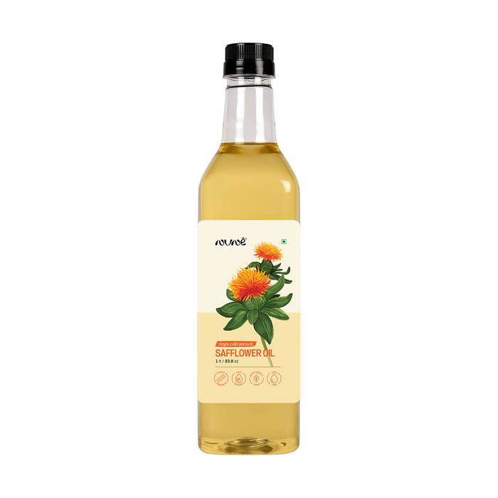 Cold Pressed Safflower Oil ( Kusuma Oil ) Plastic Bottle 1 Litre