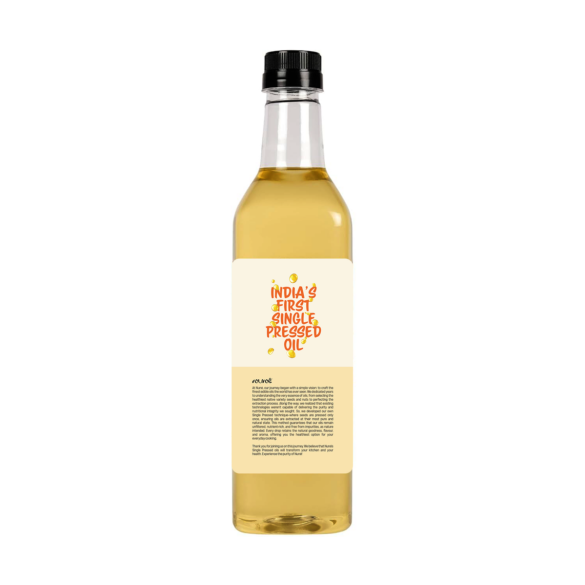 Cold Pressed Safflower Oil ( Kusuma Oil ) Plastic Bottle 500 ml