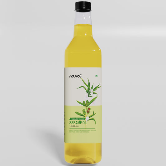 Cold Pressed Sesame Oil ( White Sesame Seeds ) Plastic Bottle