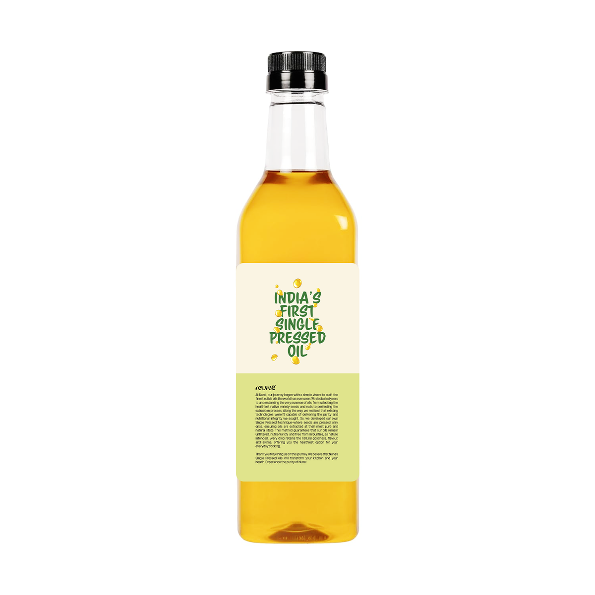 Cold Pressed Sesame Oil ( White Sesame Seeds ) Plastic Bottle 500ml