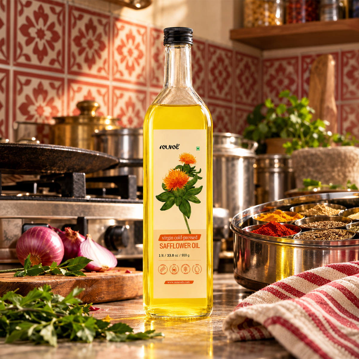 Cold Pressed Safflower Oil ( Kusuma Oil )