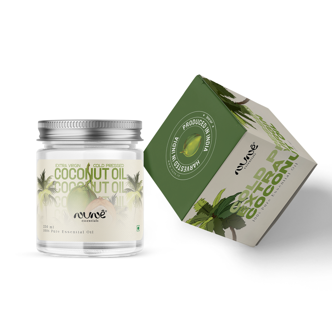 The jar with its green gift box